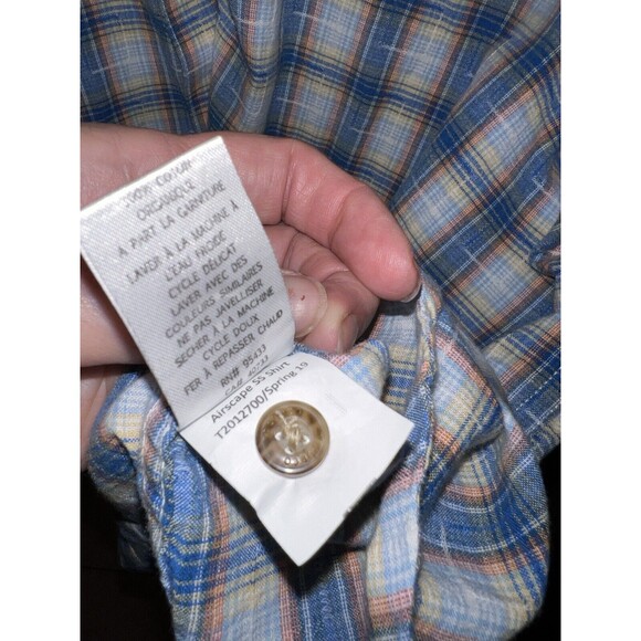 Toad & Co Shirt Mens XXL Button Up Short Sleeve Airscape organic cotton casual - Picture 4 of 8